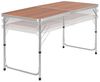 CampFeuer Campingtisch faltbar aus Aluminium für 6 Personen, 120 x 60 cm, Gartentisch (1-St), Klappbar und höhenverstellbar Bild 4