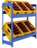 Simonrack Getränkekistenregal 1000 x 1010 x 300 mm, 2 Ebenen, 100 kg Tragkraft/Ebene, BLAU, 1000 x 1000 x 300 mm, 8435104962411 Bild 1