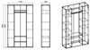 Garderobe Kompaktgarderobe Flurgarderobe 115x40x195cm sonoma eiche Spiegel Bild 5