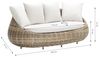Dehner Gartenlounge-Set Lounge-Sofa Tulum, 3-Sitzer Sofa inkl. Polster, 208 x 97 x 76 cm, modernes, hochwertiges Outdoor-Sofa mit wasserabweisendem Bezug Bild 3