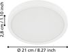 Eglo 900654 Aufbauleuchte FUEVA 5 Stahl weiss LED 17W 3000K H:2. 8cm Ø21cm Bild 4