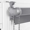 Doppelrollo Klemmfix ohne Bohren 110x130 cm Grau Duo Rollo Klemmrollo Sonnenschutzrollo Fensterrollo für Fenster & Türen Zebrarollo Seitenzugrollo Bild 2