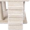 Kratzbaum 121CM Katzenbaum Beige Katzenkratzbaum Katzen Kletterbaum Spielbaum Bild 4
