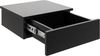 AC Design Furniture Asta Schwarzer Quadratischer Nachttisch mit 1 Schublade, zur Wandmontage, minimalistisches Design, Organisation des Schlafzimmers, B: 37 x H: 13 x T: 32 cm Bild 4