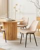 Esszimmerstuhl 2er Set AVILLA Bouclé Beige Bild 2