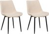 Esszimmerstuhl 2er Set AVILLA Bouclé Beige Bild 4