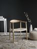 SAFAVIEH Bohemian Wooden Arm Chair, in Light Oak Bild 2