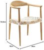 SAFAVIEH Bohemian Wooden Arm Chair, in Light Oak Bild 3