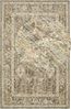 Nouristan Luxor In- & Outdoor Teppich Orient – Orientalischer Flachgewebe Vintage Used Look Waschbar Wetterfest & UV-beständig für Balkon, Terrasse, Garten, Wohnzimmer – Schwarz Creme, 190x280 cm Bild 2