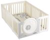 Moni Laufstall Cubby Land Laufgitter Spielmatte 50 Bälle Türe einfache Montage beige Bild 2