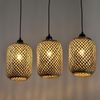 LQWELL Pendelleuchte Pendellampe Hängelampe Laternen E27 Vertigo Lampe, ohne Leuchtmittel, Retro Hängeleuchte Pendelleuchte, Kronleuchter Höhenverstellbare, für Wohnzimmer Schlafzimmer Esszimmer Cafés Studio Bar Gang Bild 3