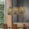 LQWELL Pendelleuchte Pendellampe Hängelampe Laternen E27 Vertigo Lampe, ohne Leuchtmittel, Retro Hängeleuchte Pendelleuchte, Kronleuchter Höhenverstellbare, für Wohnzimmer Schlafzimmer Esszimmer Cafés Studio Bar Gang Bild 5