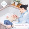 Jersey 100% Baumwolle Spannbettlaken für 83x50 cm Baby Co-Sleeper Kinderbett Matratze (Grau) Bild 5