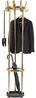 Kare Design Garderobenständer Gala, Garderobe gold, Garderobe Retro, Garderobe Casino Style, (H/B/T) 187 x 50 x 50 cm Bild 2
