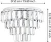 Eglo 99093 Deckenleuchte ERSEKA klar H:53,5 Ø:48,5cm dimmbar Bild 2