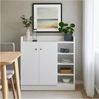 HTI-Living Sideboard Sideboard mit 8 Regalfächern Weiß (Stück, 1 St, 1 Sideboard), Anrichte Kommode Schrank Bild 4