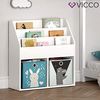 Kinderregal Luigi Weiß 72 x 79 cm Ohne Faltboxen Vicco Bild 5