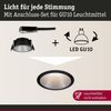 Paulmann No. 93397 Einbauleuchte Cole GU10 max. 10W Schwarz Silber matt Bild 3