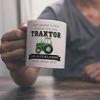 speecheese Tasse Traktor Kaffeebecher mit Spruch Kindheitsträume Für immer fahren Bild 2