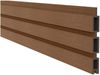 Vente-unique - PALIZO Zaun und Sichtschutz VerbundwerkstoffMetall GrauBraun - B 2 cm x H 148 cm x L 176 cm Bild 3