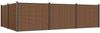 Vente-unique - PALIZO Zaun und Sichtschutz VerbundwerkstoffMetall GrauBraun - B 2 cm x H 148 cm x L 176 cm Bild 5