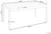 1 BARTICA 154 cm 84 cm Beige Bild 3