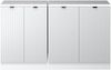 Dachschrägenschrank-Set Rion Weiß Riffel 140 cm 2er Set Schrankkorpuss 60 cm Tiefe Vicco Bild 4