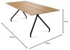 Esstisch Dagmar 7 120x74x80 Esszimmertisch Massivholz Wildeiche Bild 2