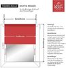 Lichtblick Sonnenschutzsysteme GmbH Thermo-Rollo Vancouver 50 cm x 150 cm (BxL) Weiß Verdunkelnd & Thermofunktion; Klemm- und schraubbar; Energiesparend Bild 5