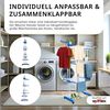 Grafner® Turmwäscheständer Wäscheständer faltbar Metall weiß Bild 4