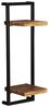 SIDNEY Wandregal Mangoholz Metall Natur Schwarz Bild 4