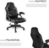 tectake Gaming-Stuhl Bürostuhl (1er Set, 1 St), ergonomische Form Bild 5