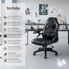 tectake Gaming-Stuhl Bürostuhl (1er Set, 1 St), ergonomische Form Bild 4