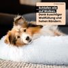 Wahre Tierliebe 'Fluffy Plus' Tierbett, Polyesterwolle, Grau, XL, Ø120,0 cm Bild 4