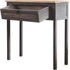 Rebecca Mobili Konsolentisch für Eingang, Sekretär im Vintage-Stil mit 1 Schublade, Holz Blau Grau, als Einrichtung Eingang Schlafzimmer Haus – Maße: 75 x 75 x 30,5 cm (HxLxB) – Art. RE4557 Bild 5