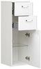 Highboard Porto / Piolo, Holzwerkstoff, Metall, Weiß, 30 x 91 x 33 cm Bild 4