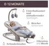 Chicco Wippe Mia 2-in-1, Babywippe und Hochstuhl, Einlage aus Bio-Baumwolle, Wendbare Spielleiste, Musik und Vibration, Schaukel- oder feste Modus, Ab 0 Monaten Bild 2