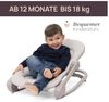 Chicco Wippe Mia 2-in-1, Babywippe und Hochstuhl, Einlage aus Bio-Baumwolle, Wendbare Spielleiste, Musik und Vibration, Schaukel- oder feste Modus, Ab 0 Monaten Bild 3