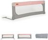 Cangaroo Bettschutzgitter Leinen 130 cm Bettgitter Rausfallschutz Front klappbar rosa Bild 2