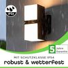 Lutec Cuba 5193801118 LED Aussenwandleuchte 2-flammig ECO Light anthrazit Bild 4