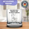 Lasernauten Whiskyglas Glas mit Gravur für Kollegin Kollege Geschenk lustiges Trinkglas Büro, mit Gravur Bild 3