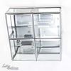 Licht-Erlebnisse Deckenleuchte BRÄUNLINGEN, ohne Leuchtmittel, Bauhaus Deckenlampe Metall Glas Chrom Esszimmer Lampe Bild 5
