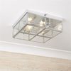 Licht-Erlebnisse Deckenleuchte BRÄUNLINGEN, ohne Leuchtmittel, Bauhaus Deckenlampe Metall Glas Chrom Esszimmer Lampe Bild 3