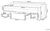 Bett mit Schubladen ROYVILLE 90 x 200 cm Holz Weiß Bild 3