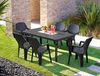 Dmora - Tisch im Freien Mercurio, rechteckiger Regal, ausziehbarer Garten- oder Bartisch, 100% Made in Italy, 160-220x90h74 cm, Anthrazit Bild 5