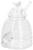 MamboCat Vorratsglas 3tlg Set Honig 400ml Bienchen-Deckel Honiglöffel Glasbehälter, Glas Bild 2