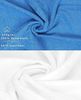 Betz Seiftuch 10 Stück Seiftücher Set Premium Farbe hellblau und weiß, (Set, 10-St), Seiflappen Bild 4