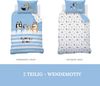 MTOnlinehandel Babybettwäsche Bluey Family Time 100x135 + 40x60 cm in Renforcé, Geschenkidee, 100% Baumwolle, 2 teilig, Süßes Bettwäsche- Set für Babys und Kleinkinder Bild 5