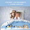MTOnlinehandel Babybettwäsche Bluey Family Time 100x135 + 40x60 cm in Renforcé, Geschenkidee, 100% Baumwolle, 2 teilig, Süßes Bettwäsche- Set für Babys und Kleinkinder Bild 4