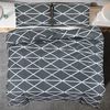 vidaXL Bettwäsche-Set Grau 155x220 cm Baumwolle 136055 Bild 5